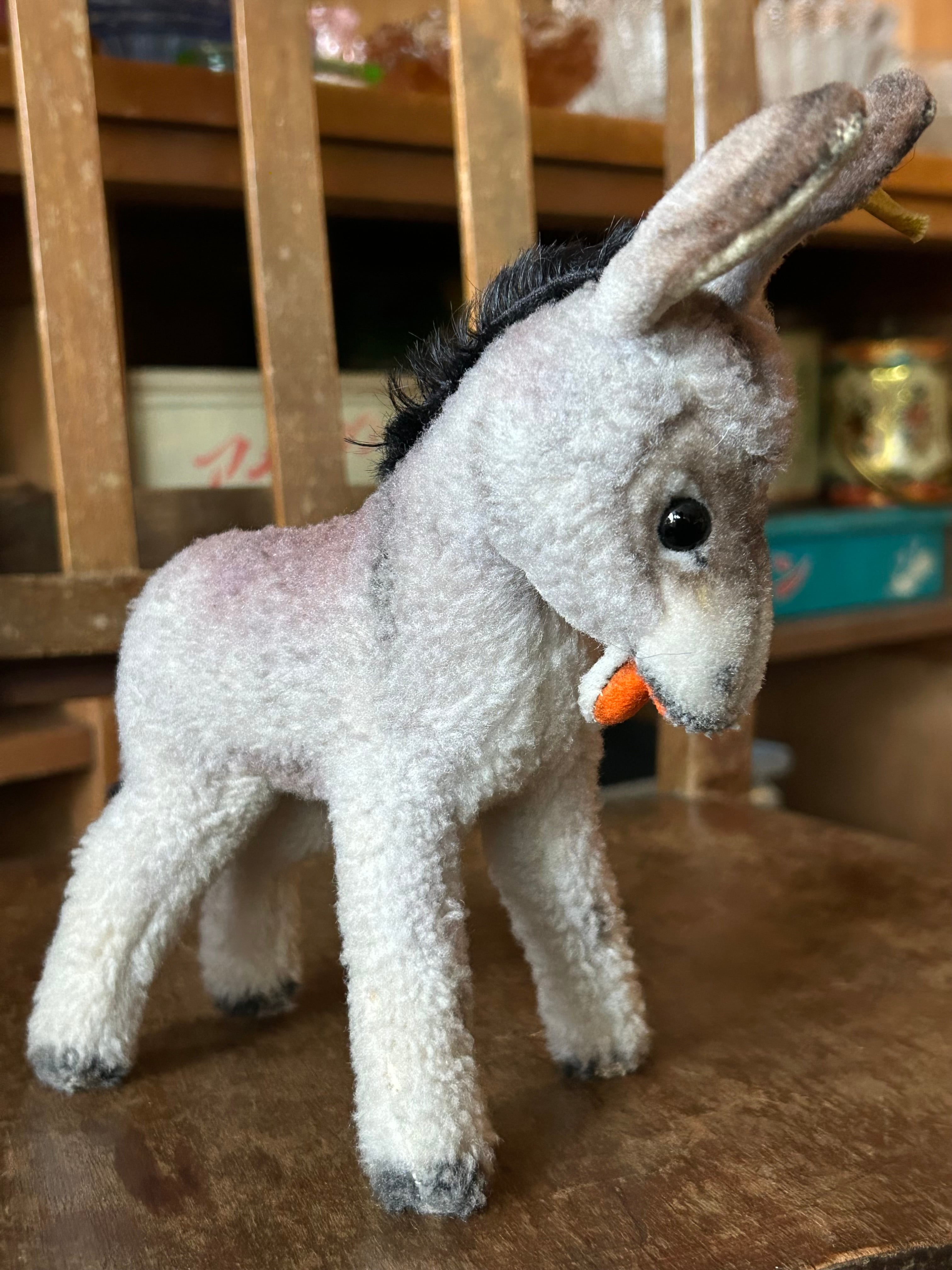 ドイツ製 ヴィンテージ Steiff シュタイフ ロバ Grissy グリッシー