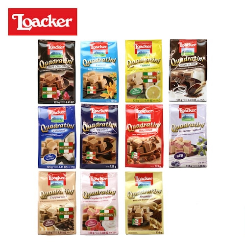 Loacker（ロアカー)クワドラティー二ウェハース125g