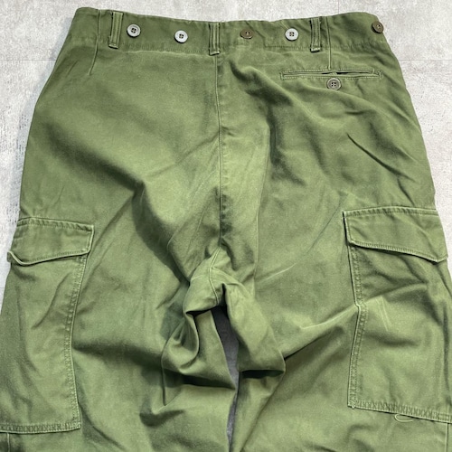 60-70s スウェーデン軍 実物 M-59 フィールドパンツ C52 w34 詳細写真11