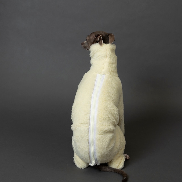 もこもこボアスーツ white / イタグレ服