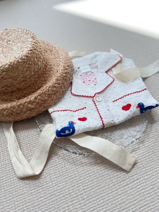 【即納】vintage lace shirt <kids>