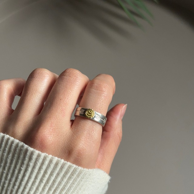 【 限定1点 】No.15 / Smile arrow ring【 sample 】