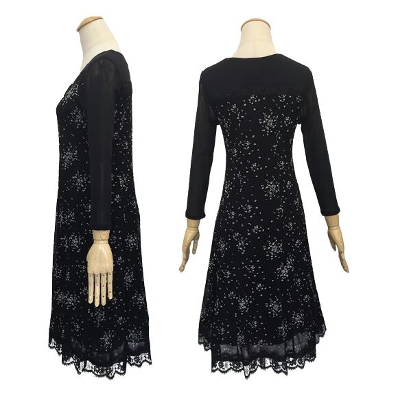 試着のみ　美品　スーパービューティーワンピース42サイズ　ブラックワンピ 0e8b88f816ec0e83b934723049167b