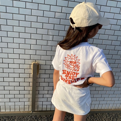 ★Kids★ Sunshine Tee - White / Red