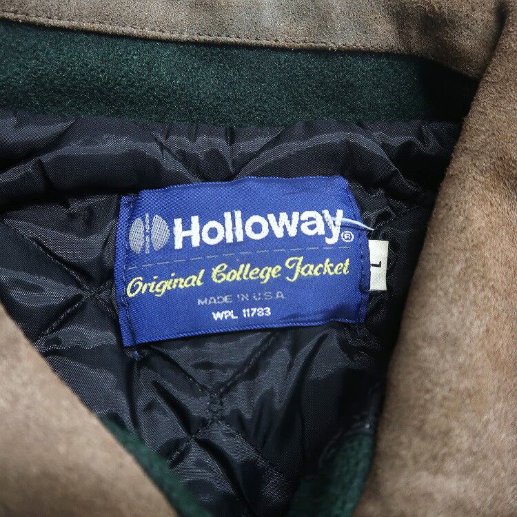 古着 〜90年代 USA製 HOLLOWAY ホロウェイ Jaguar ジャガー 刺繍