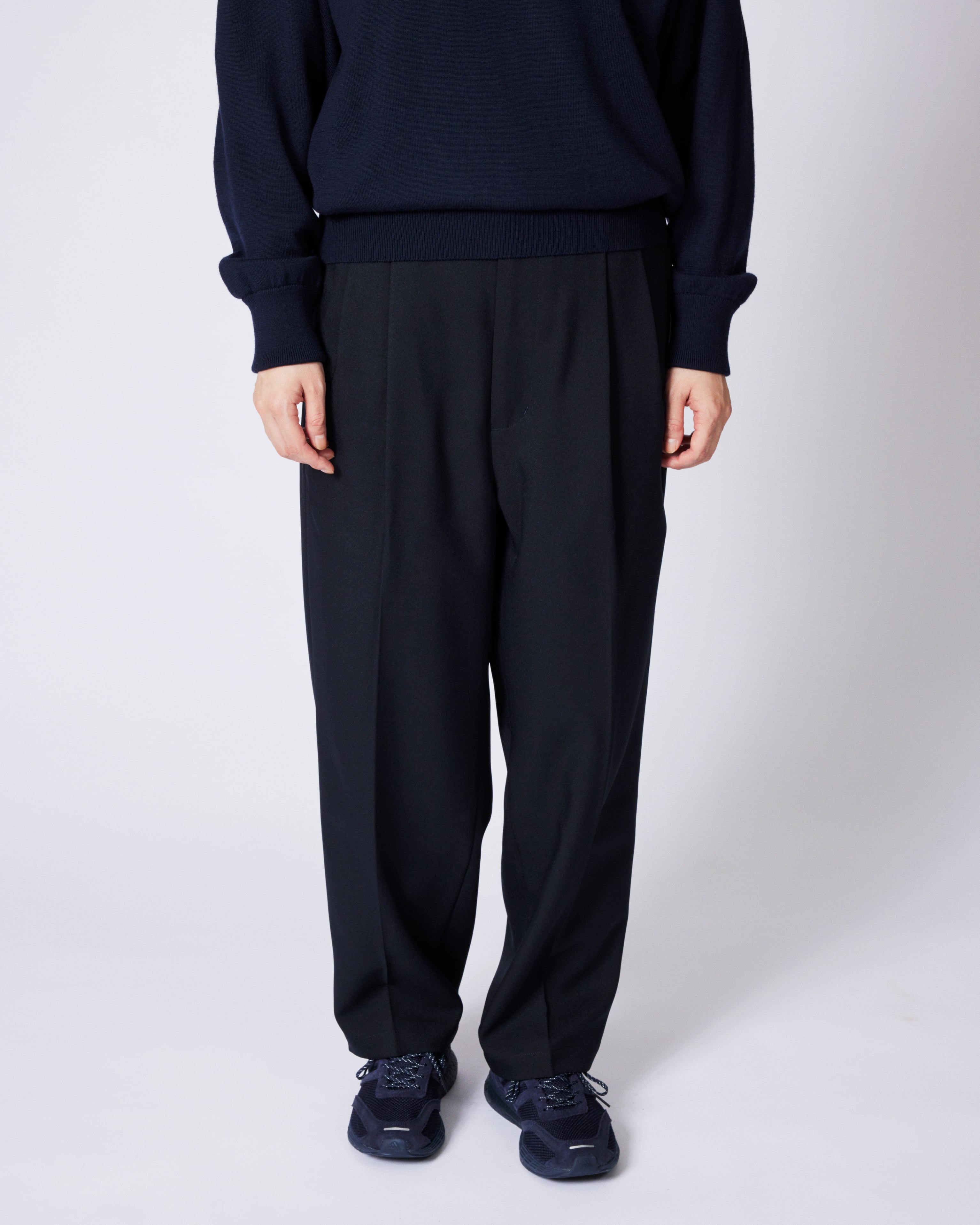 everyone polyester twill chef pants (NAVY) | everyone