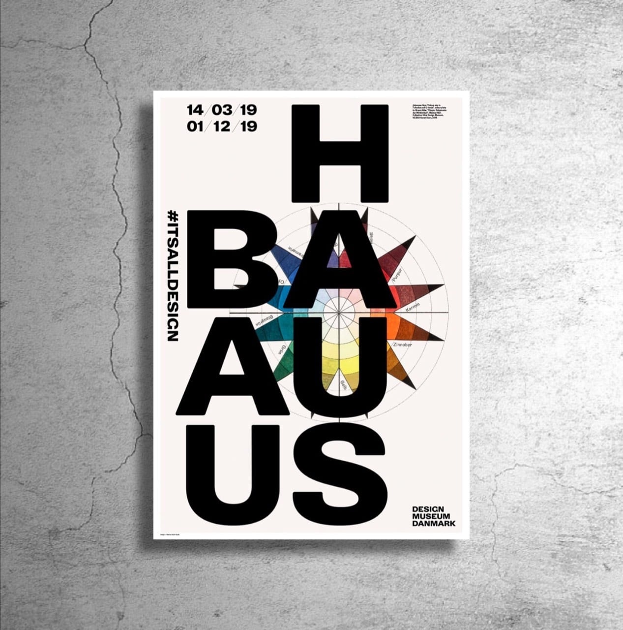 デンマークデザイン!BAUHAUS(バウハウス)100周年記念ポスター/北欧