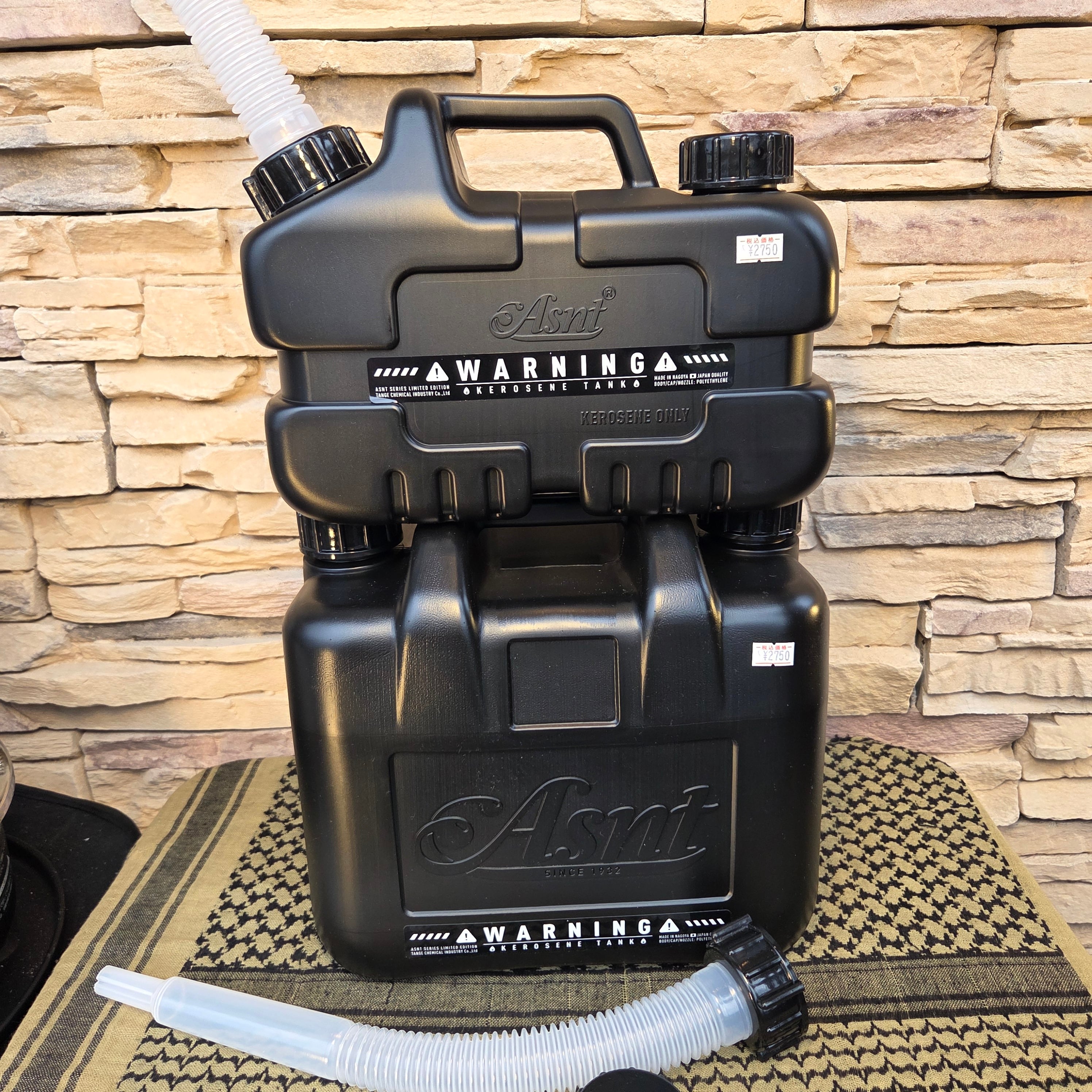 タンゲ化学工業】ASNT KEROSENECAN 2025年【5L/10L】カラー：ブラック