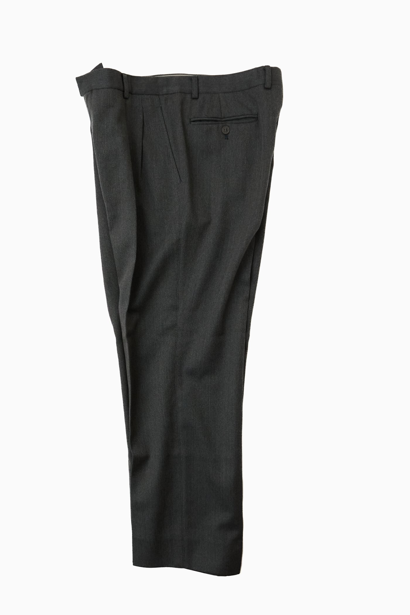 90s Yves Saint Laurent 2-tuck wide slacks | Reben｜デザインという