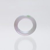 【16号】 レアカラー! lavender 翡翠くり抜き甲丸リング A貨翡翠 jd_rg2520