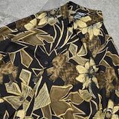 ethnic pattern sheer shirt