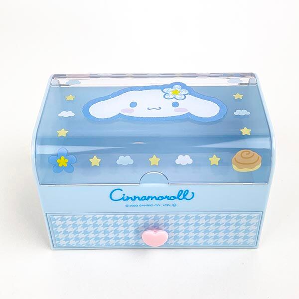 【新品未使用】【美品】【平成当時物】シナモンの収納ケース サンリオ シナモンロール ファンシー小物入れ 収納 ボックス 整理整頓