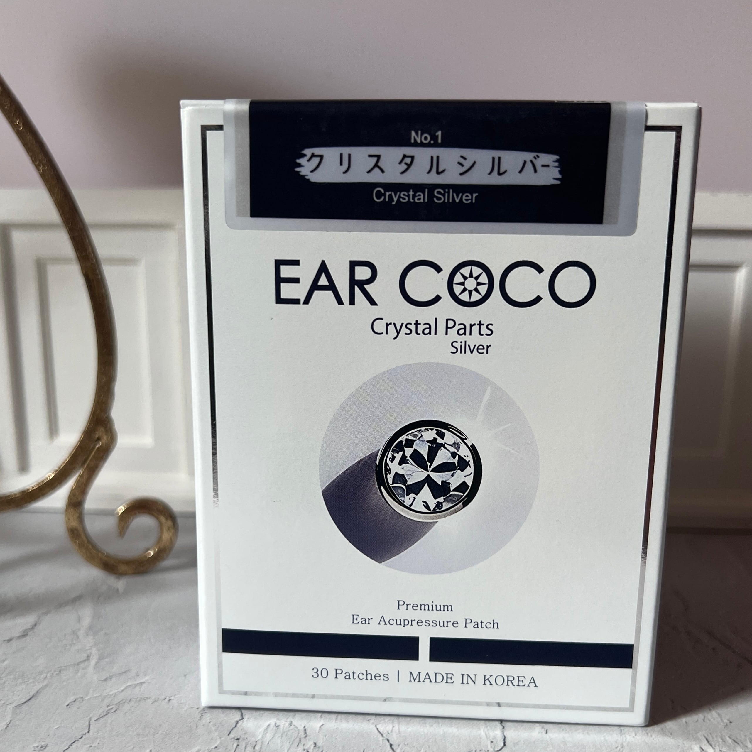 EAR COCO イヤーココ シグネチャー クリスタルシルバー 6パッチ 5