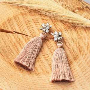 TA-tassel earring _ Blush / イヤリング