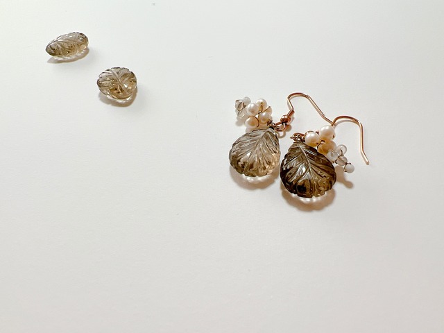 p_123 スモーキークォーツ（葉っぱ）