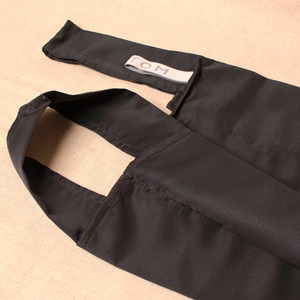 にゃあと揺れる傘エコバッグ【ブラック】