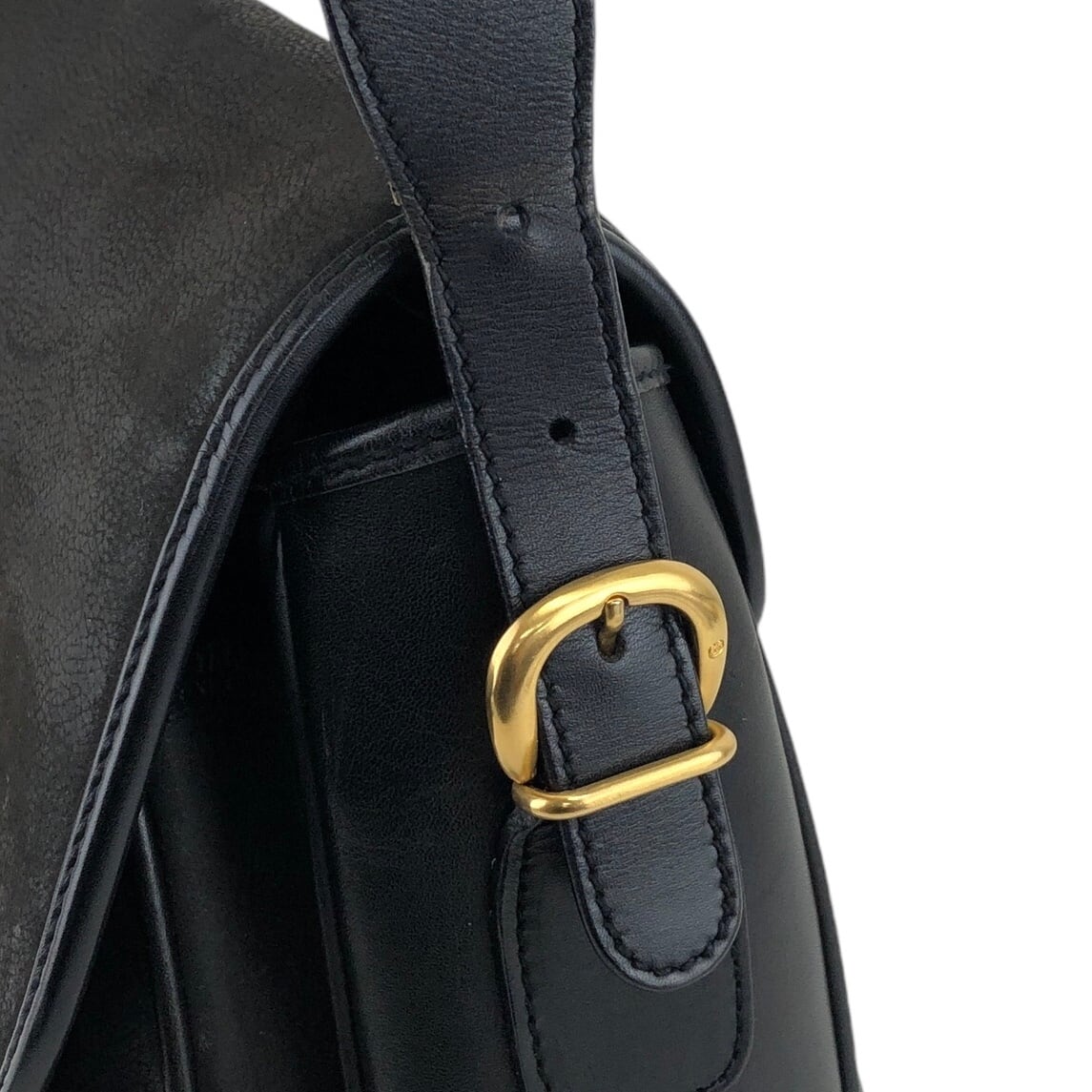 GUCCI グッチ ショルダーバッグ ブラック ヌバックレザー vintage