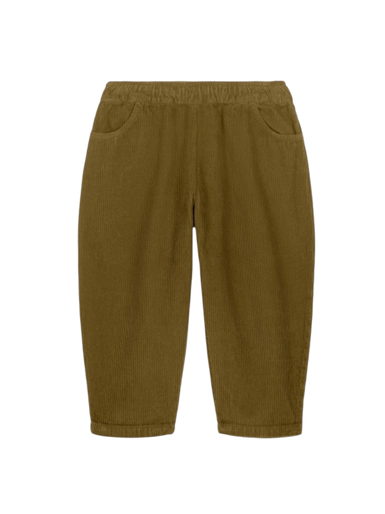 36M/4Y【STUDIO BOHEME】Carrot Corderoy Pants/Green nutria