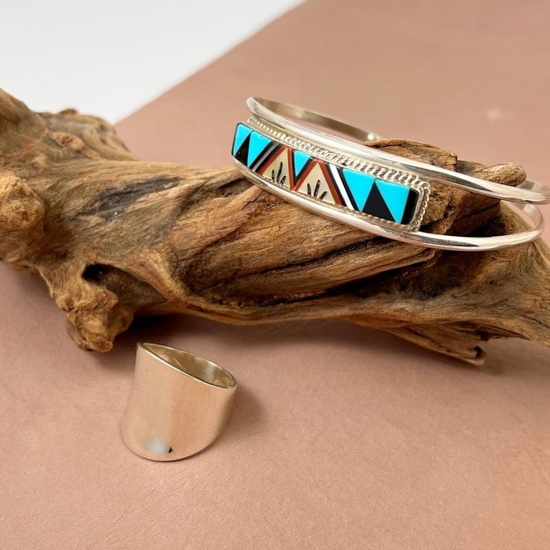 Indian Jewelry 》 ズニ族 インレイ バングル | 【公式通販】鎌倉の