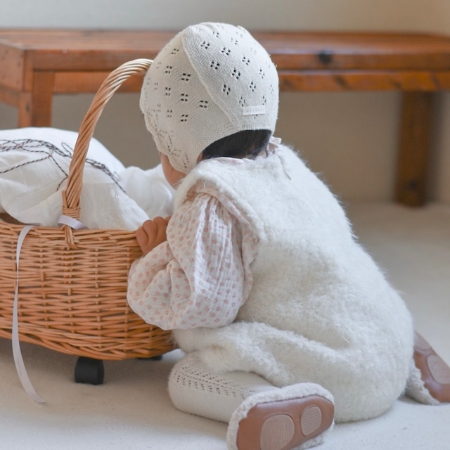 <LAST1>即納⌇aladin kids / Eco fur vest dress