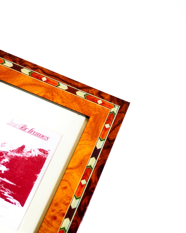 picture frame with a geometric made in USA