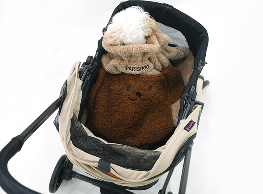 bear hug multi warmer Sサイズ / マルチウォーマー 犬 毛布 ペット用品 ぽかぽか ふわふわ 防寒 ブランケット