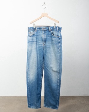 "Levi's" 505 good faded denim trousers / Made In USA / SIZE:W36xL30