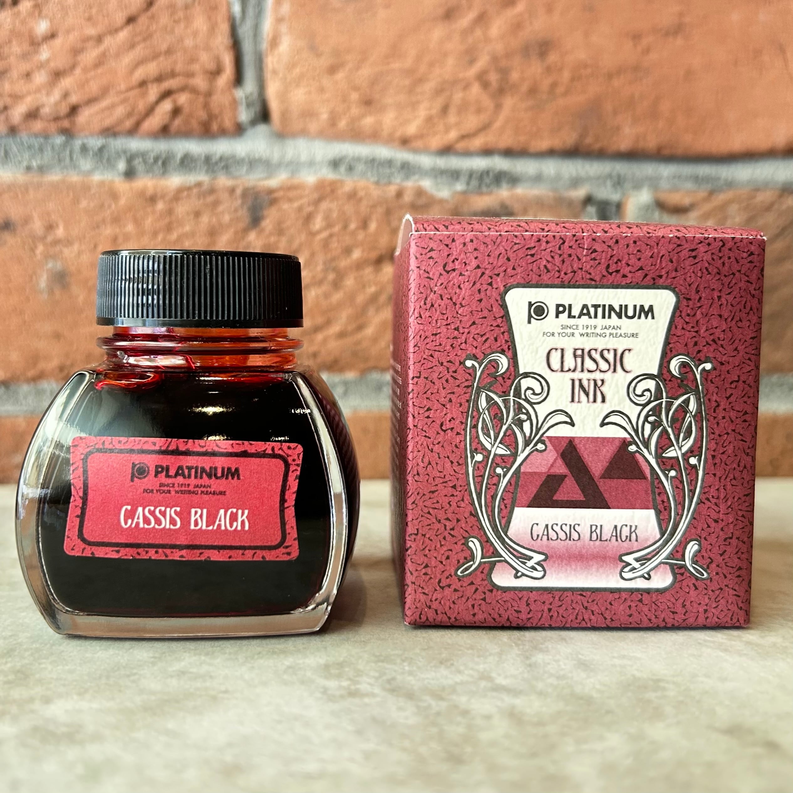 プラチナ「クラシックインク（60ml）」／全6色／ボトル内部に