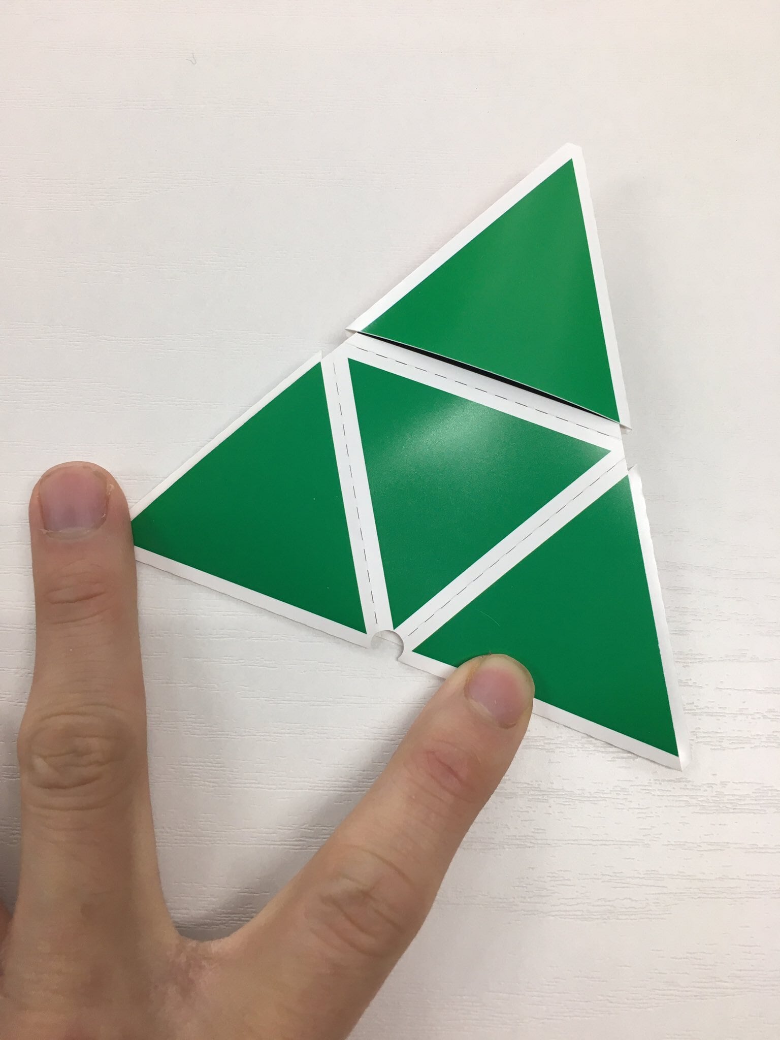 プラスチック三角形折りたたみ教育的パズル キラメキ | 本屋 草深堂