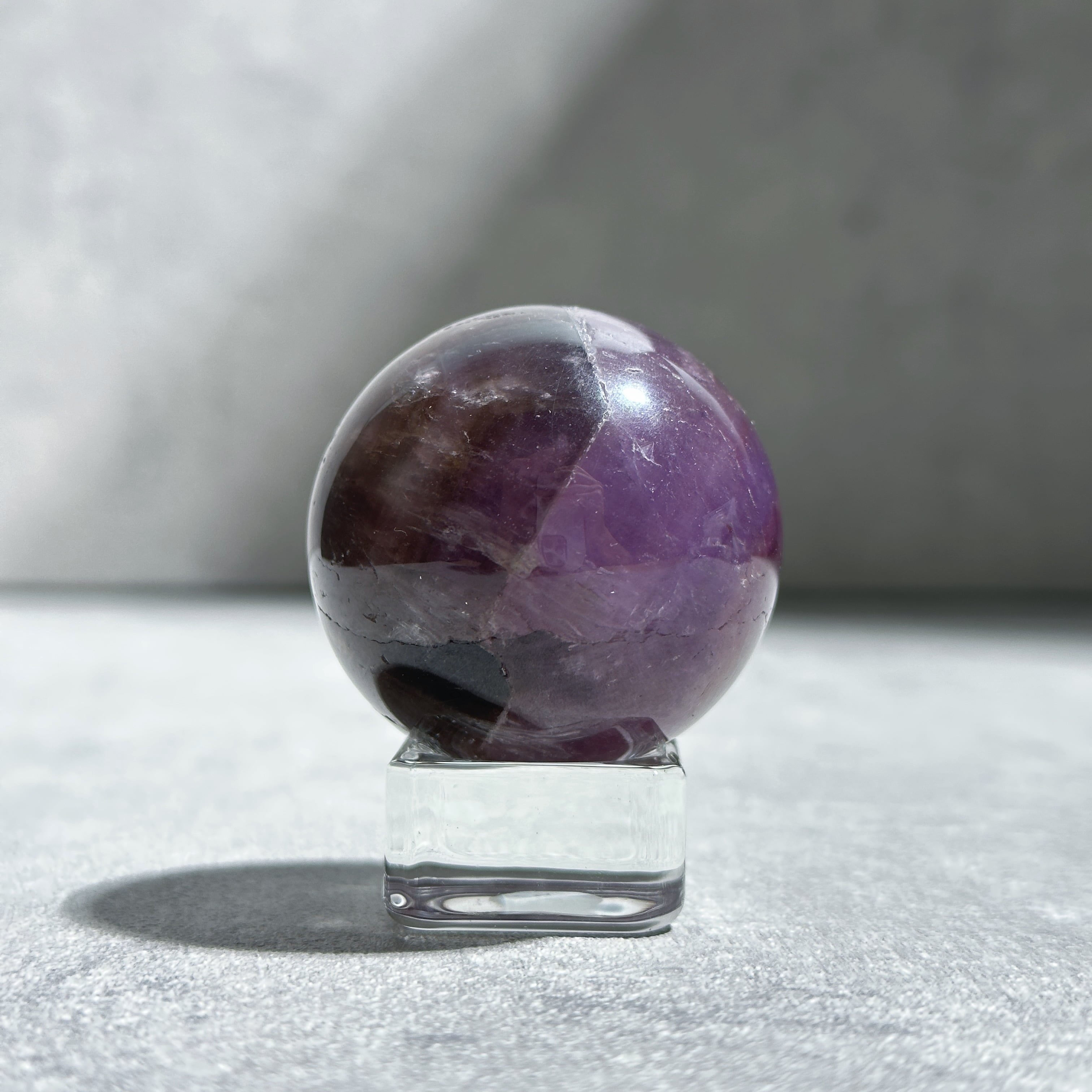 高品質　k2ストーン スフィア　天然石　7センチ 168☆希少☆K2アズライト【スフィア・台座付き】天然石原石インテリア