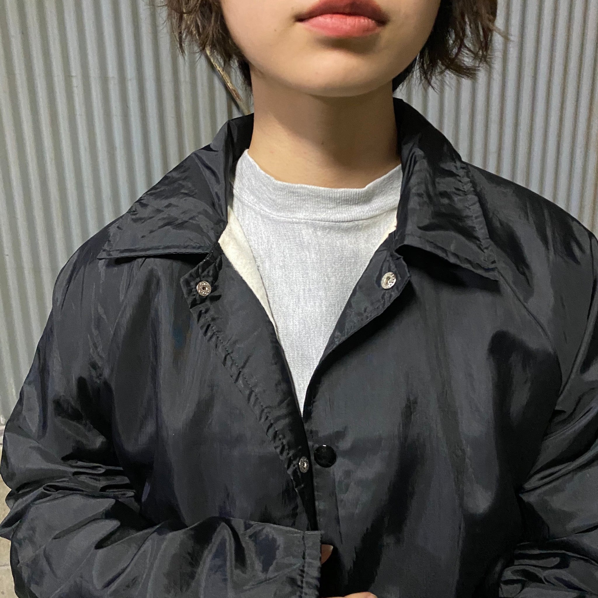 Masterpiece apparel 無地 ナイロンコーチジャケット ラグランスリーブ