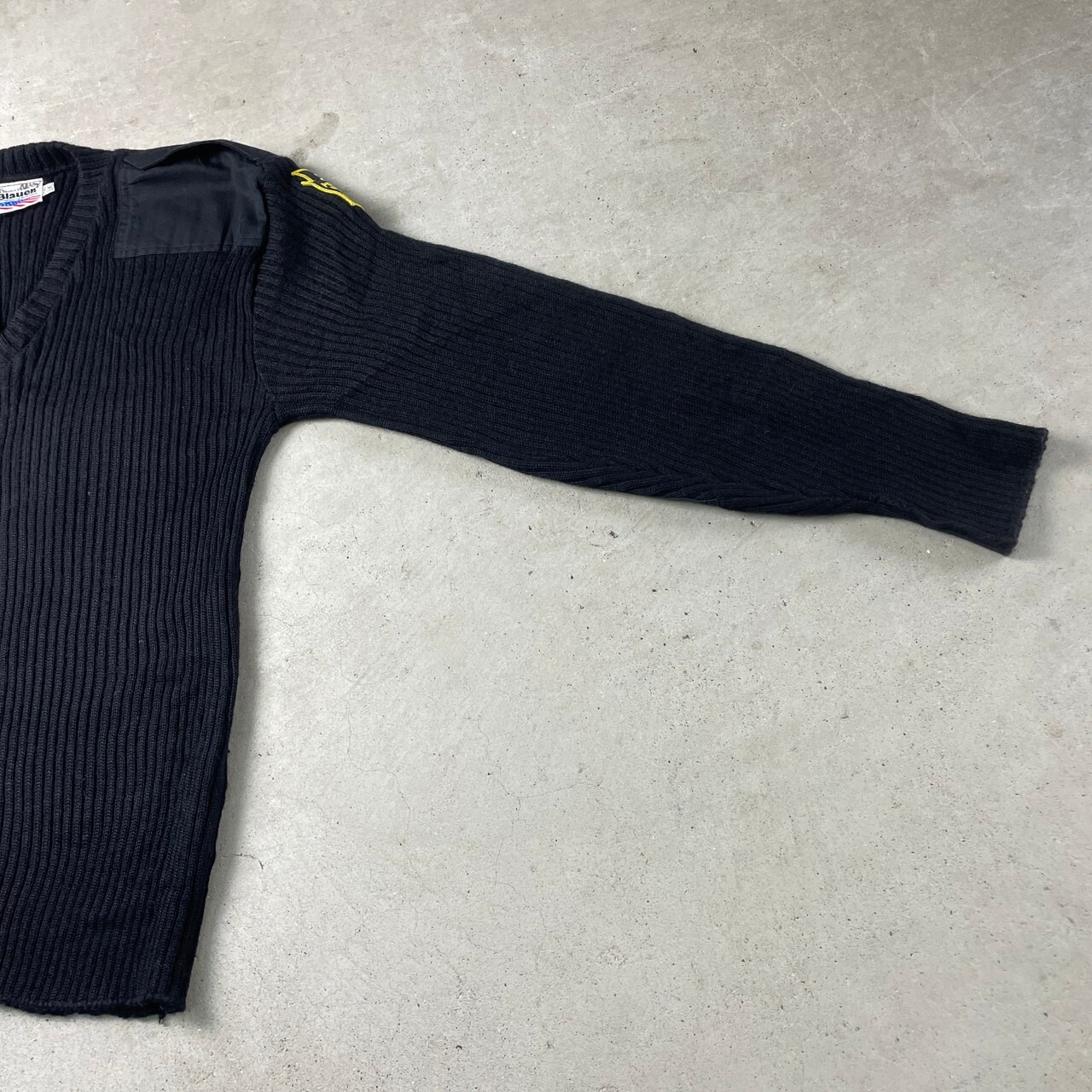 USA製 Blauer コマンドセーター Vネック ミリタリー ペンシルバニア州 