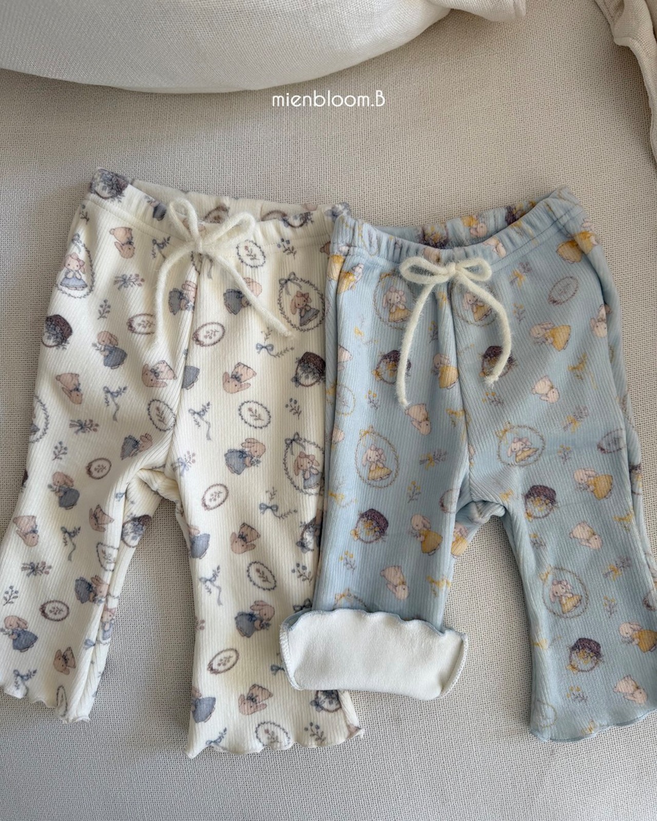 mien bloom B［取寄］bunny mink flare pants 26winter