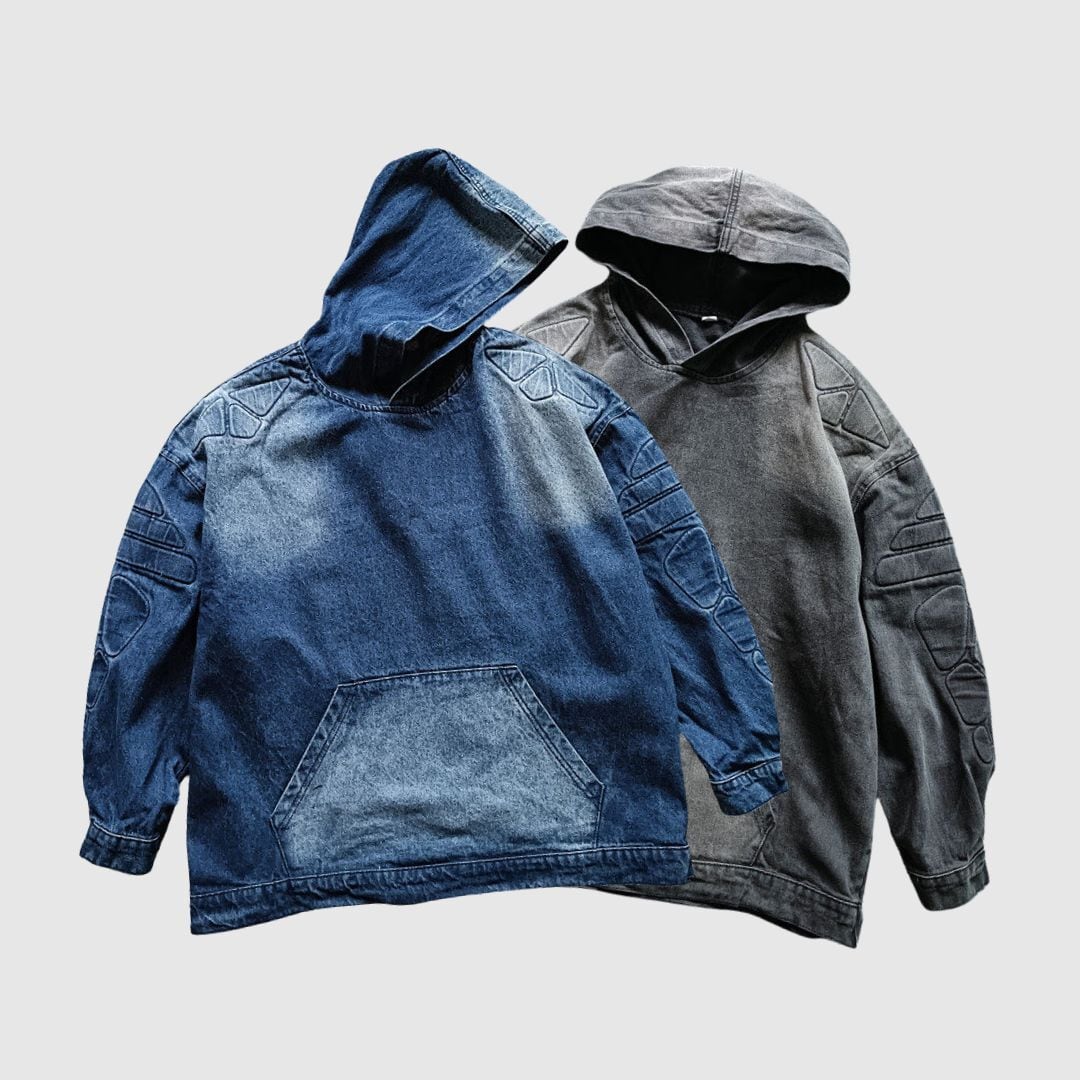 プルオーバーデニムジャケット H2707