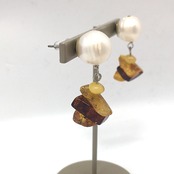 スタイリッシュに使いこなせる！琥珀パールピアス・イヤリング sl5_6_1_0519pp12