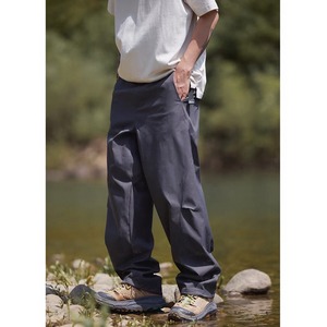 Buckle belt wide pants 1420