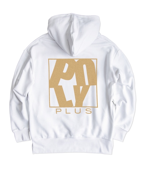 POLYPLUS SIDE-ZIP HOODIE WHITE