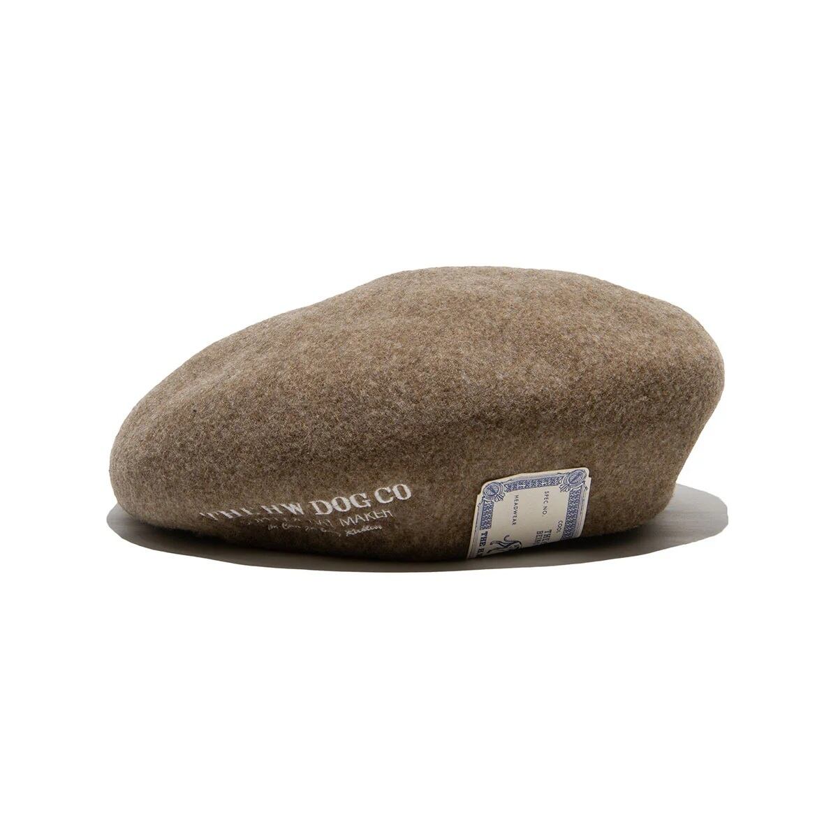 THE H.W.DOG & Co. (ドッグアンドコー) ~EMBROIDERY BIG BERET - Beige~