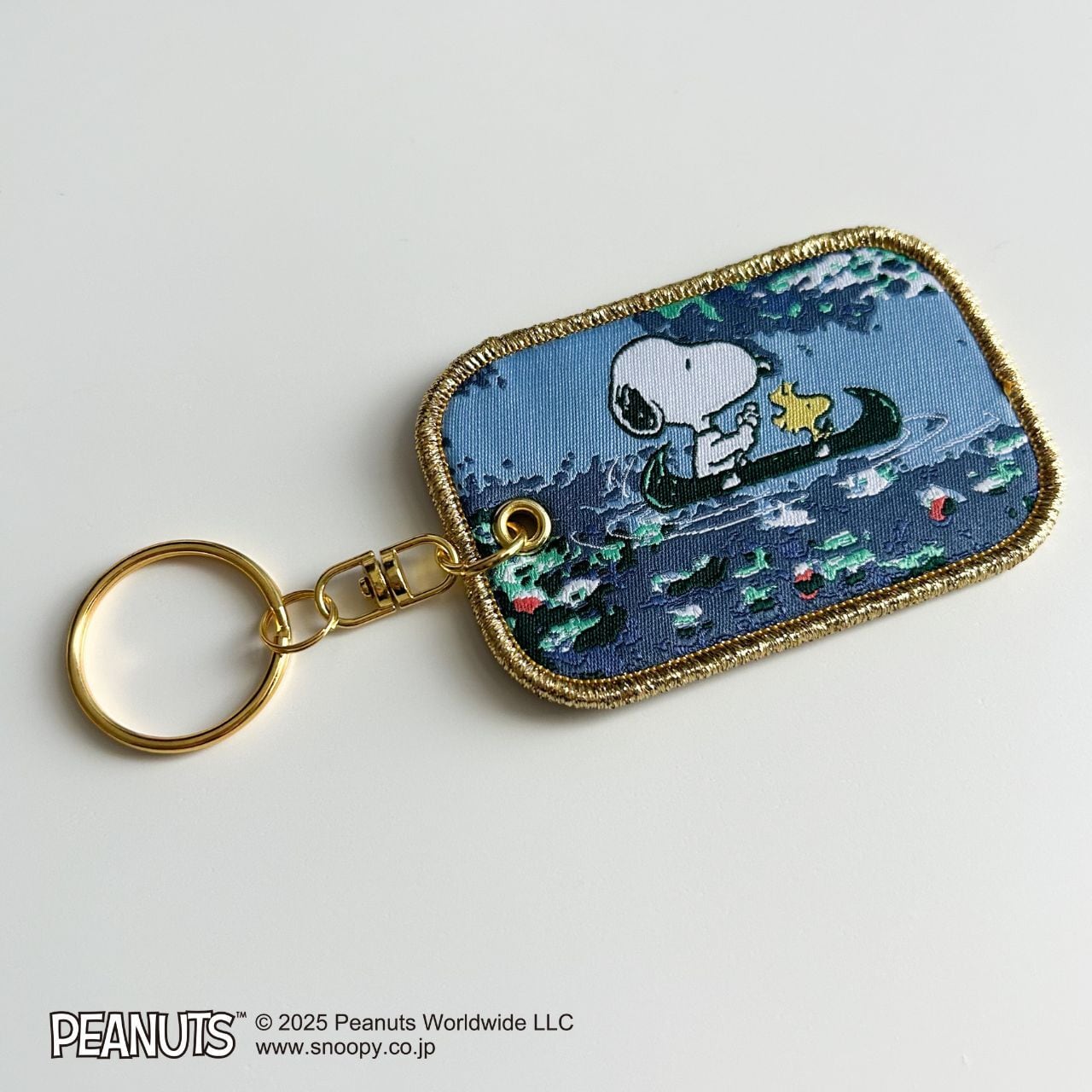 スヌーピー 刺繍キーホルダー モネ 睡蓮 | hmm, by 東京都美術館
