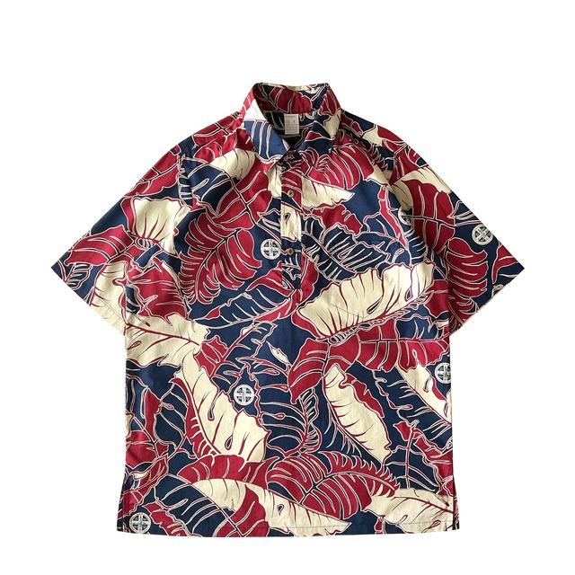 USED Aloha shirt / SAINT LOUIS SCHOOL / size M