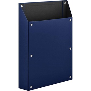 【在庫のみ】キングジム 書類ボックス マグケース マグネット付 A4タテ 青 4755-B