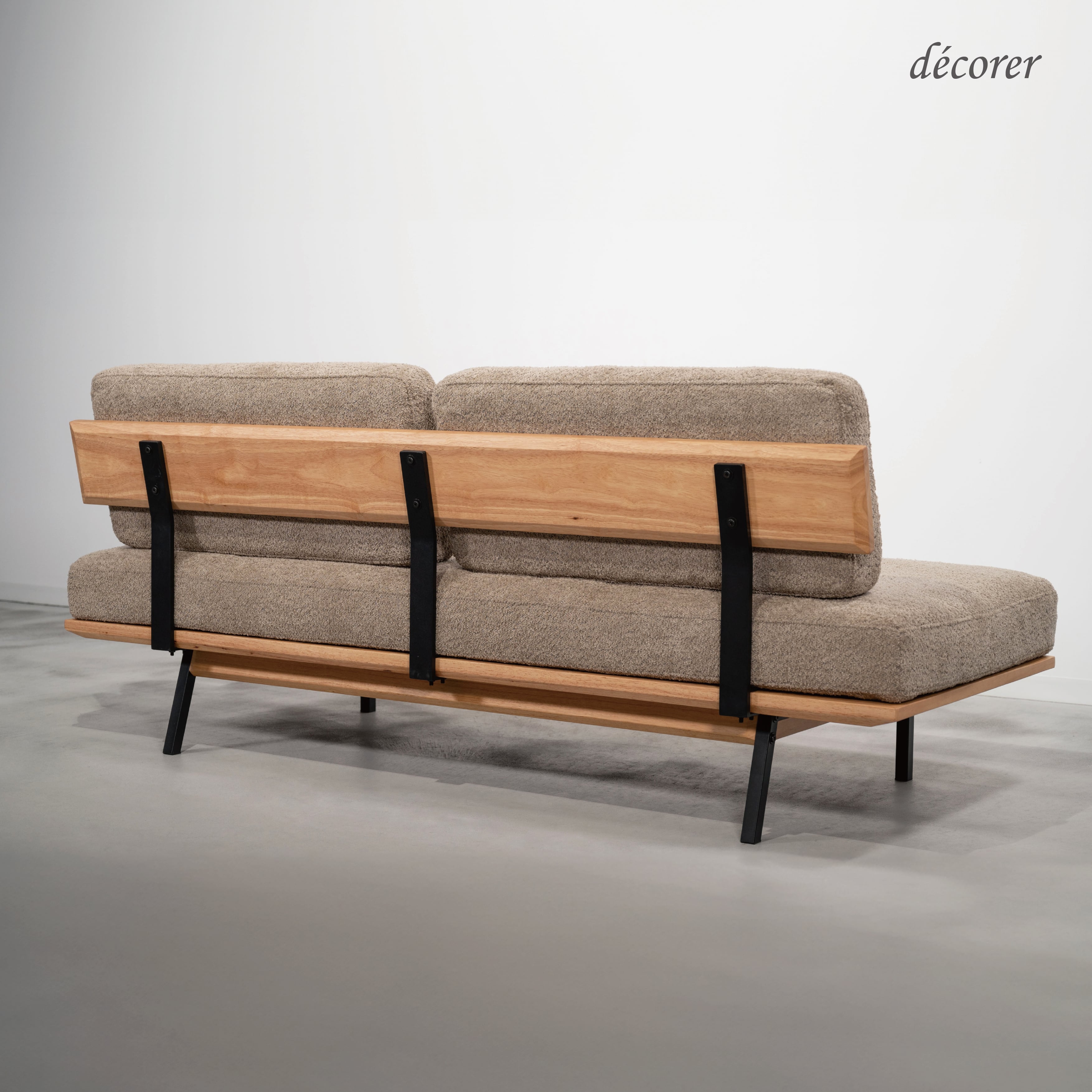 Wood frame sofa 2P No.27 | DÉCORER