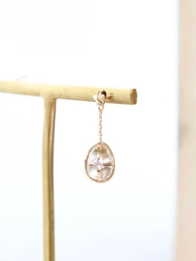 RICH Serendipity Pierced Earrings リッチ・セレンディピティ ピアス（クリア）