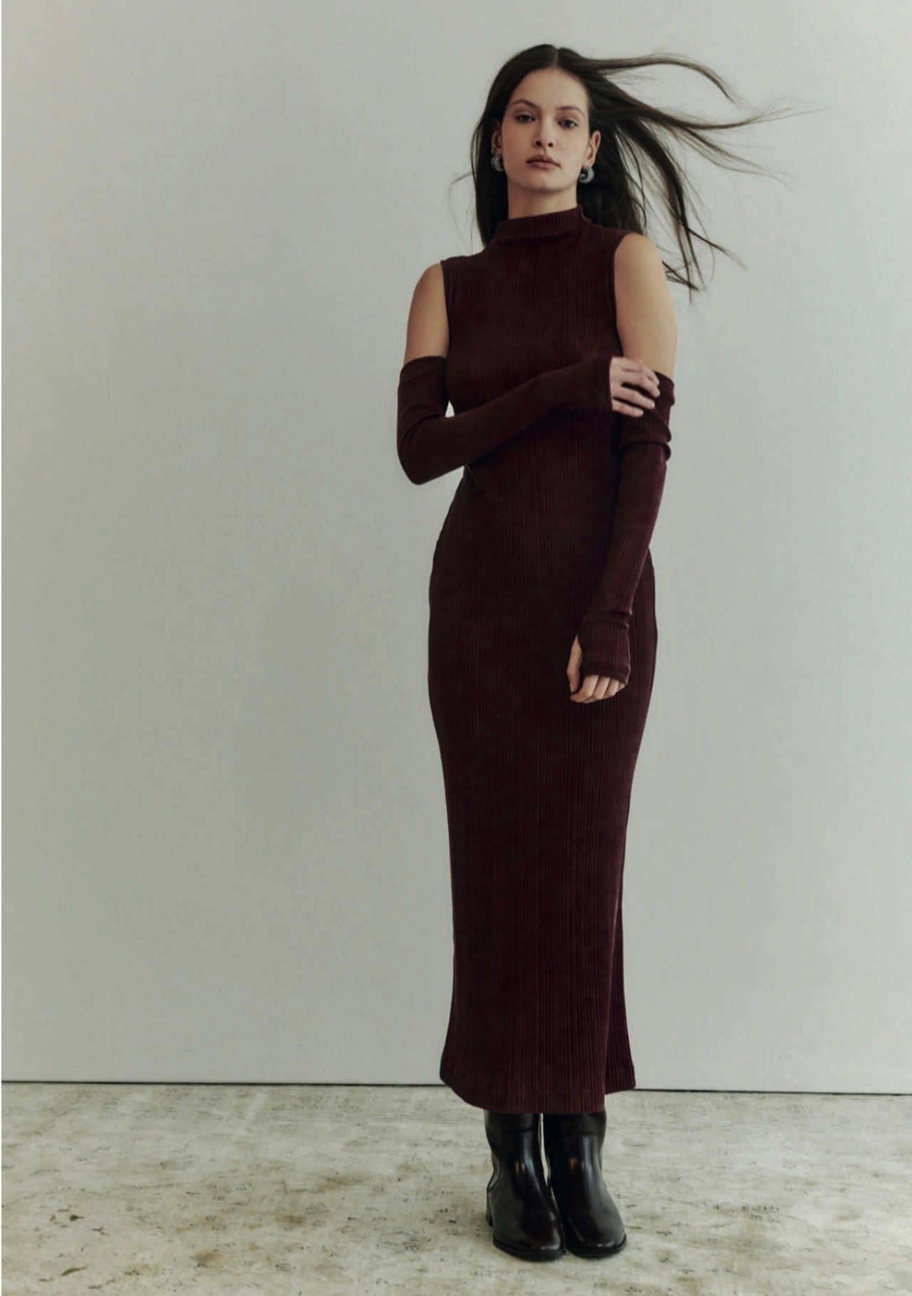 オスカリート　アームミトン　ブラック　