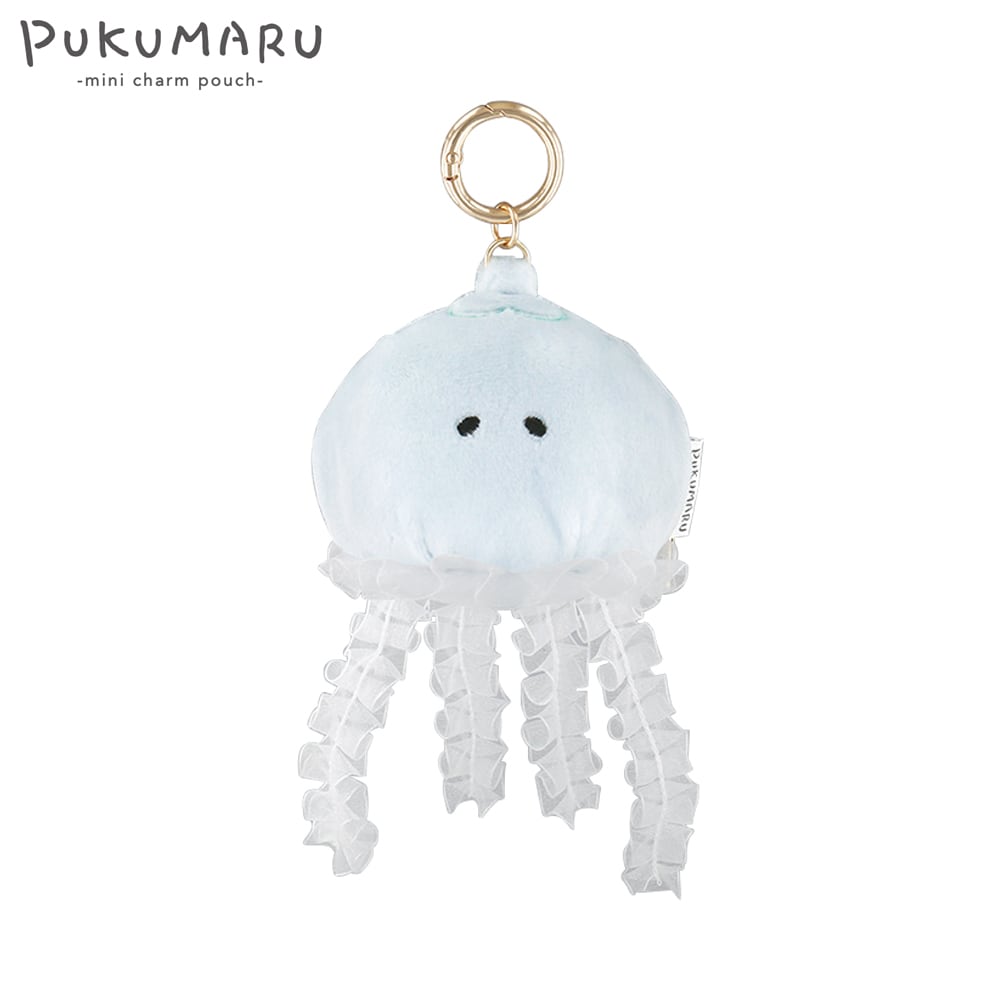 ミニチャームポーチ（ぷくまる） 海の生き物（クラゲ） GPO0399-C