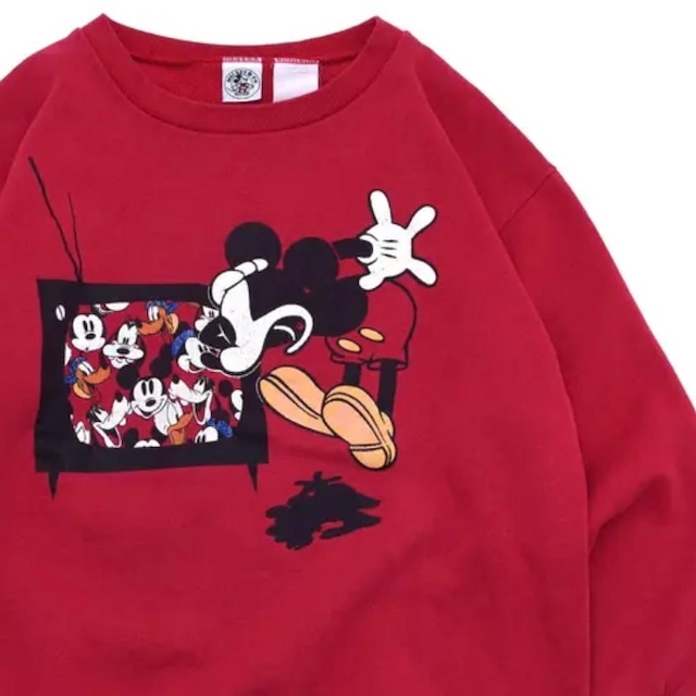 90's Boys Mickey & co print sweatshirt