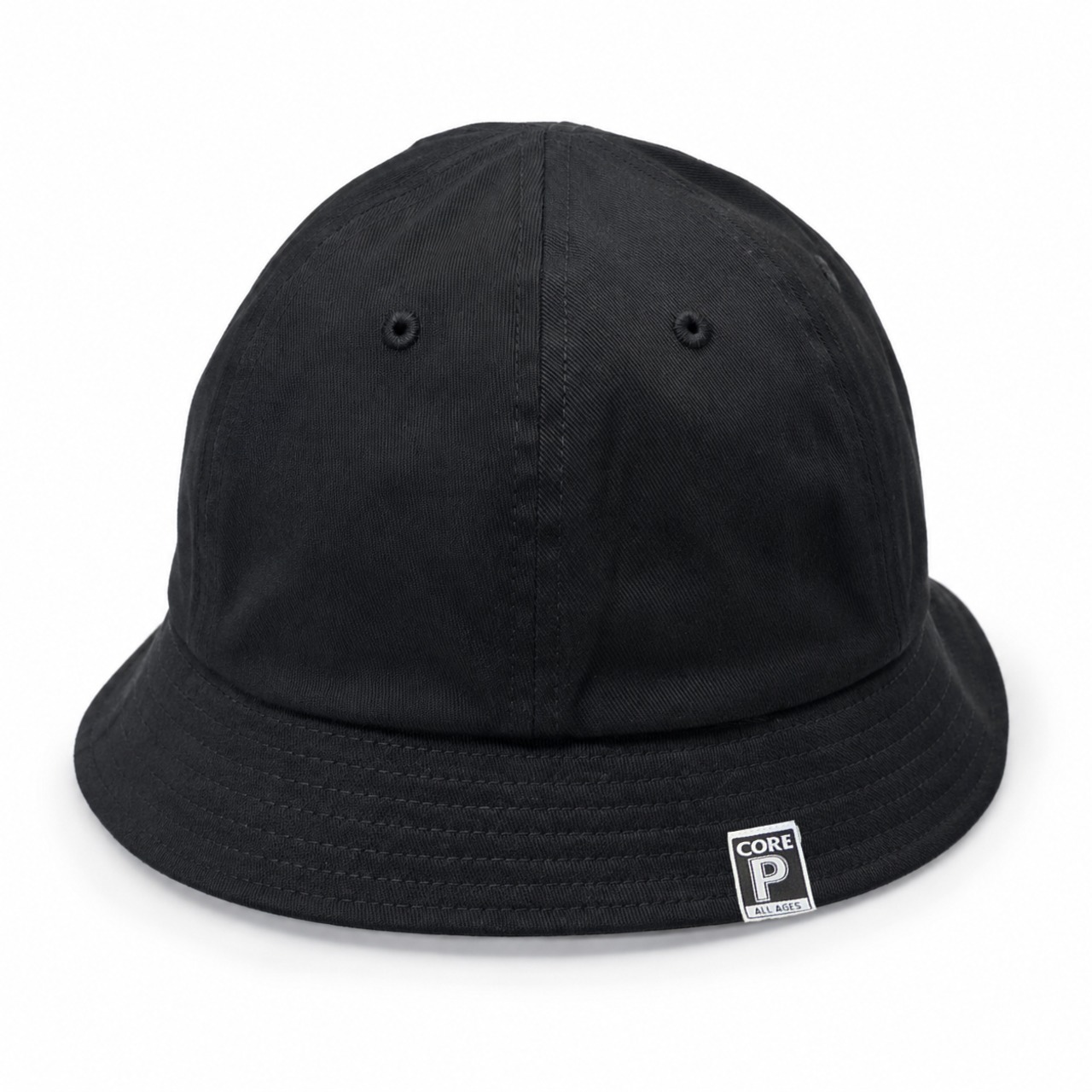 P Logo Bell Hat / BLACK - 1