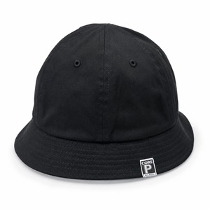 P Logo Bell Hat / BLACK
