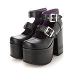 【YOSUKE】レディース 2601062 厚底パンプス （ブラック） ヨースケ サブカル 地雷 レディース