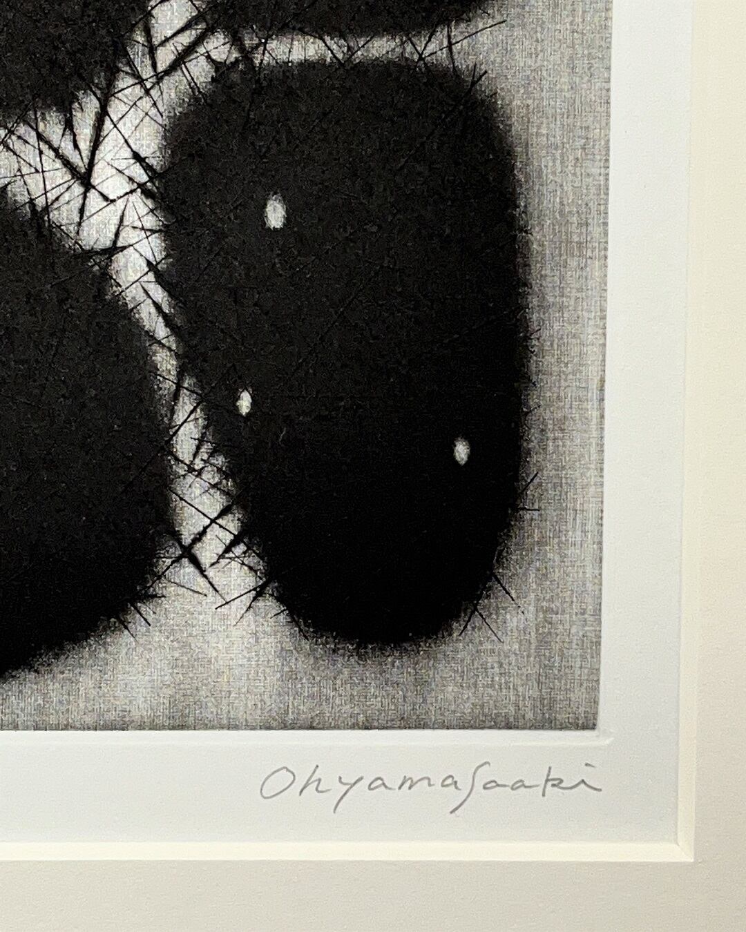 小河原康男　銅板画　みぎわ　yasuo ogawara 大矢雅章作品/ 銅版画 /「Correspondeances 37」 / シートのみ